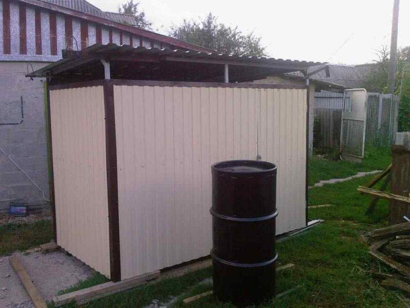 Как сделать летний душ своими руками: использование различных материалов