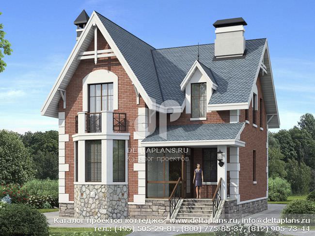 Проекты двухэтажных кирпичных домов для комфортного проживания за городом