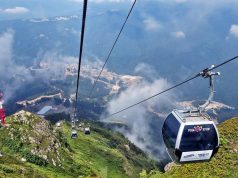 Поездка по канатной дороге в Сочи
