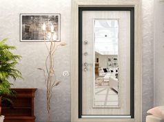 Входная дверь с зеркалом: все за и против