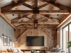 Как украсить потолок деревом: идеи и советы