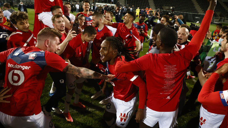 Эмоции игроков &laquo;Лилля&raquo; после первого чемпионства за&nbsp;10 лет. Видео